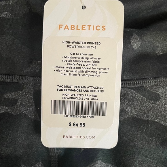 Fabletics High-waisted Printed Powerhold 7/8 XS/4 - Picture 4 of 7
